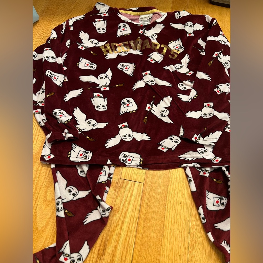 Harry Potter hogwarts pajama set